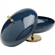 Decoratieve Schaal met Deksel Salome Blauw 24cm