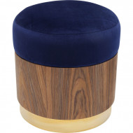 Hocker Lilly blauw Ø39cm