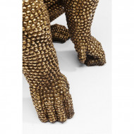 Kare Design Decoratie Beeld Gorilla Goud 80cm