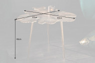 Salontafel Goud in een filigraan Bladmotief Leaf 57 cm
