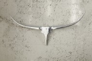 Wandgewei Model: Bull - Zilver - 75cm