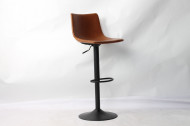 Barstoelen Set van 2 verstelbaar - cognac
