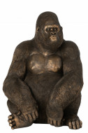 Decoratie Gorilla Poly Donkerbruin Large 88cm
