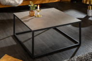Design salontafel SYMBIOSE 75cm grijs keramiek in betonlook