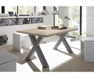 Eettafel 140cm Mister X-frame onderstel
