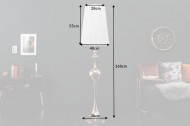 Elegante design vloerlamp Beauty rose goud 160cm
