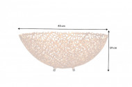 Filigraan design kom ABSTRACT BLAD 45cm goud handgemaakt