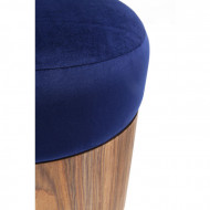 Hocker Lilly blauw Ø39cm