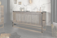 Massief dressoir ON 160cm mangohout met agaatsteen afwerking