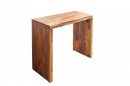 Massieve consoletafel MAKASSAR 100 cm Sheesham Stone Finish bureau