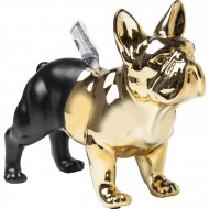 Spaarpot Bulldog Goud-Zwart