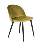 stoelen Oker Fluweel stof set van per 4 prijs