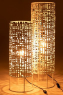 Vloerlamp Rond Metaal Wit Large 89,5cm