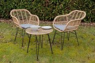 Balkon en Terras Meubelen set van 3 incl zitkussens