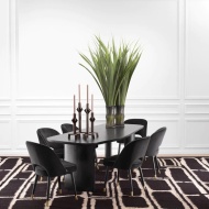 Eettafel Zwart tijdloos design 250cm