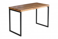 Elegant bureau sheeshamhout metalen frame 118 cm