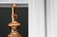 Elegante design vloerlamp Beauty rose goud 160cm