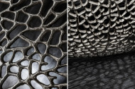 Filigraan design salontafel LEAF 80cm zilver handwerk
