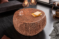 Filigrain design salontafel LEAF 80cm koper handwerk