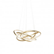 Hanglamp Saturnus LED goud groot 150cm