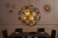 Moderne design hanglamp INFINITY HOME 65cm glazen goudkleurige hanglamp