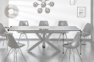 Moderne keramische eettafel ETERNITY 180-225cm Lava uitschuifbaar