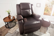 Moderne relax fauteuil Bruin fauteuil met ligfunctie