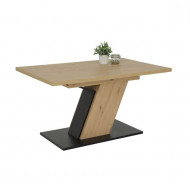 Uitschuifbare gelamineerd eettafel EIKEN kleur ARTISAN 140 naar 180cm