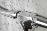 Wandgewei Model: Bull - Zilver - 120cm
