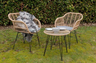 Balkon en Terras Meubelen set van 3 incl zitkussens