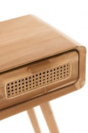 Console Teak Hout Naturel 100cm