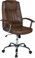 Directiestoel in vintage look met gestoffeerde armleuningen