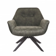 Draaistoel Velours Groen