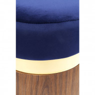 Hocker Lilly blauw Ø39cm