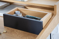 Industrieel bureau STUDIO 110 cm eiken-look laptoptafel met haarspeldpoten