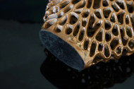 Filigraan vazen set van 2 ABSTRACT BLAD 40cm goud handgemaakt