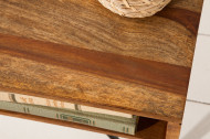 Handgemaakte salontafel SCORPION 60 cm Sheesham haarspeldpoten