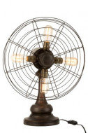 Lamp Ventilator Metaal Bruin