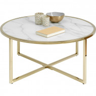 Messing Salontafel West Beach Ø80cm