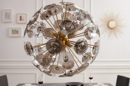 Moderne design hanglamp INFINITY HOME 65cm glazen goudkleurige hanglamp