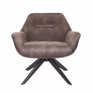 Draaistoel Velours Taupe
