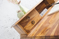 Elegante secretaresse 90 cm Sheesham massief houten bureau