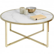 Messing Salontafel West Beach Ø80cm