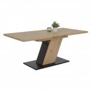 Uitschuifbare gelamineerd eettafel EIKEN kleur ARTISAN 140 naar 180cm