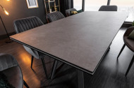 ATLAS uitschuifbare eettafel 180-220-260cm keramisch blad in betonlook