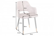 Comfortabele design stoel in een elegant Retro stijl