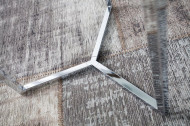 Design bijzettafel Original ASTRO 45cm chroom wit salontafel