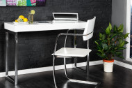 Design console WIT BUREAU 120cm wit hoogglans kantoortafel