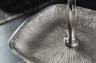 Design taartplateau ORIENT 44 cm zilver met drie verdiepingen