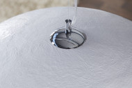 Elegante design hanglamp 70cm wit zilver Model Glow hanglamp